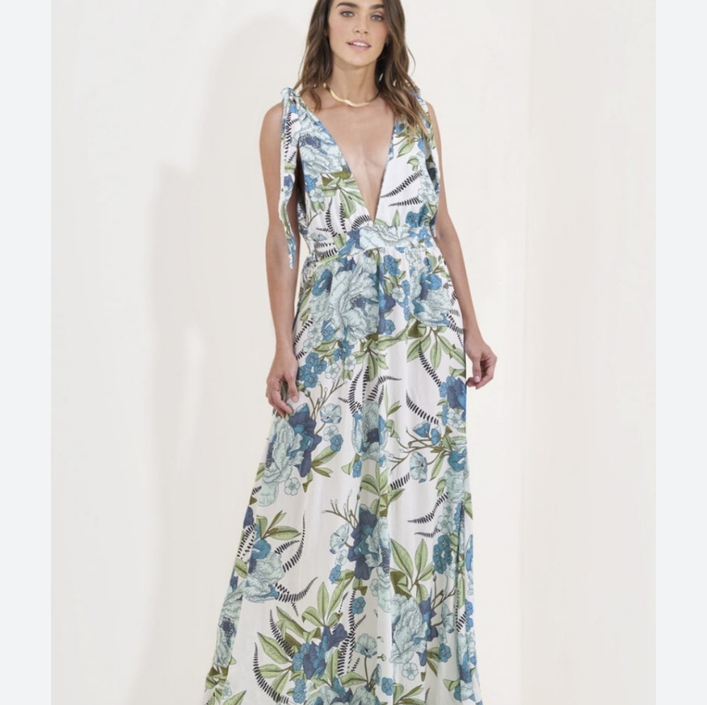 NWT Maaji Botanical Summer Maxi Dress Size Small - Picture 2 of 10